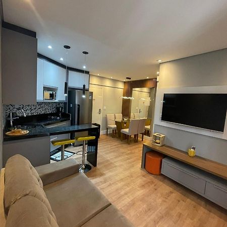 Flat Completo No Gonzaga Santos Uma Quadra Da Praia Zewnętrze zdjęcie